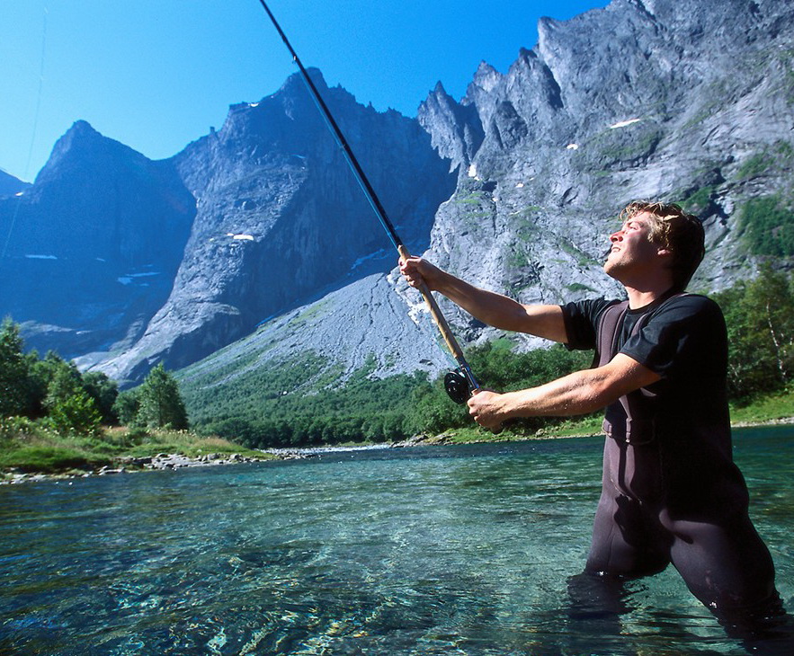 När du är den som gillar att fiska